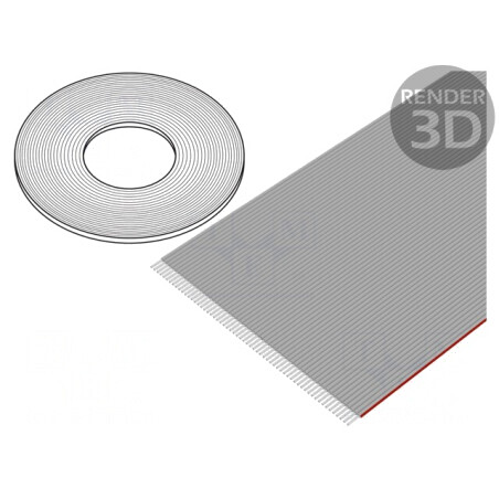 Cablu Bandă Litat 1,27mm 60x28AWG PVC | Electronic-mag.ro | Componente Electronice
