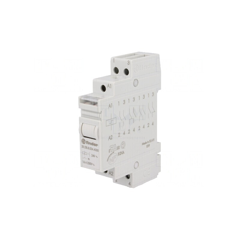 Releu Bistabil de Impulsuri NO x2 24VAC | Electronic-mag.ro | Componente Electronice Releu Bistabil de Impulsuri NO x2 24VAC | Electronic-mag.ro | Componente Electronice