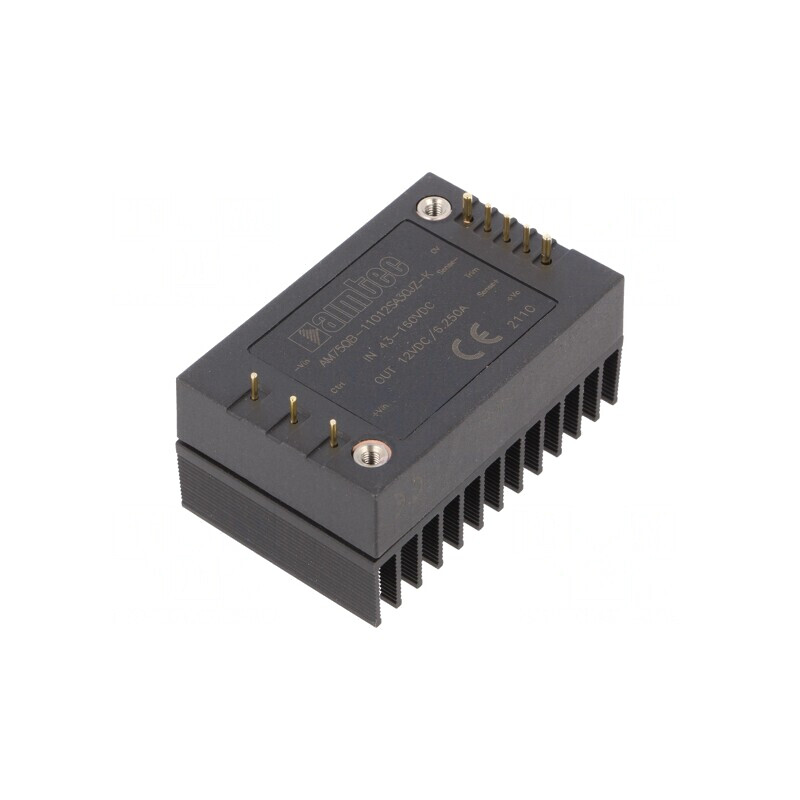 Convertor DC/DC 75W 43-160V la 12V 6,25A | Electronic-mag.ro | Componente Electronice