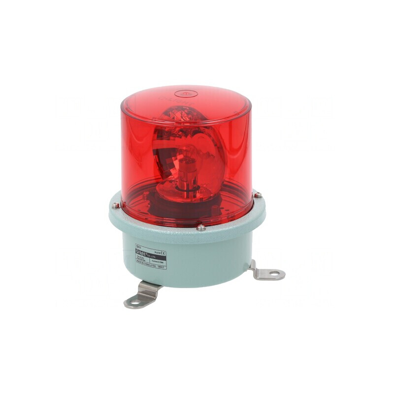 Semnalizator Luminos Rotativ Roșu 24VDC IP66 | Electronic-mag.ro | Componente Electronice