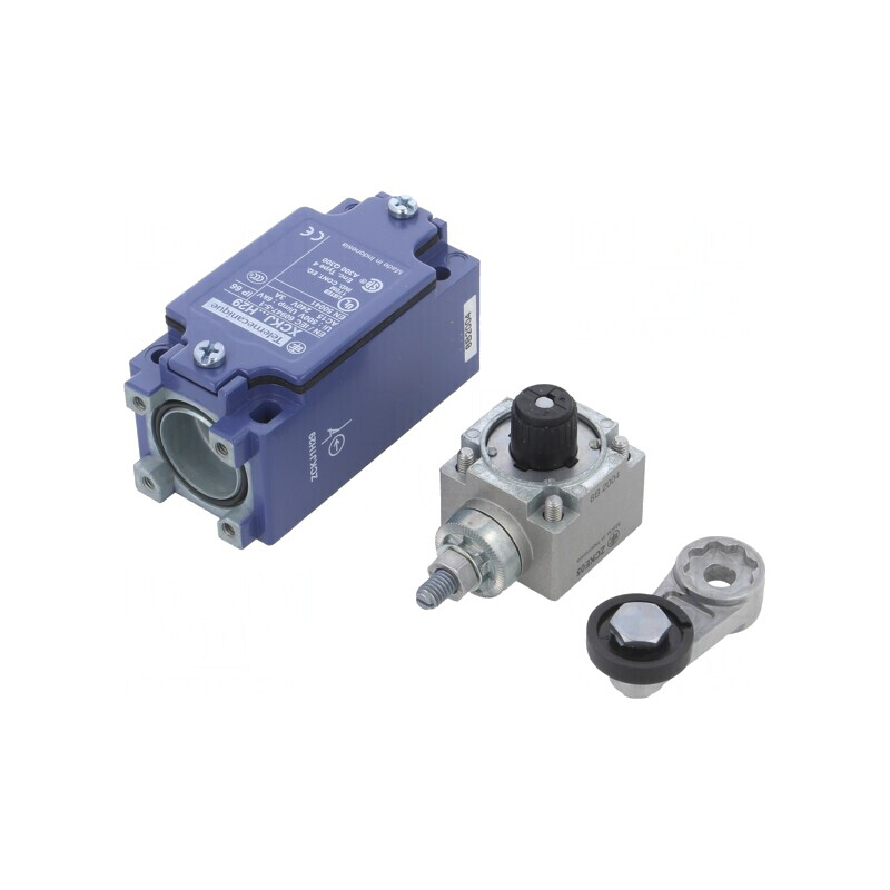 Limitator cursă manetă R 41mm cu rolă plastic Ø22mm 10A | Electronic-mag.ro | Componente Electronice