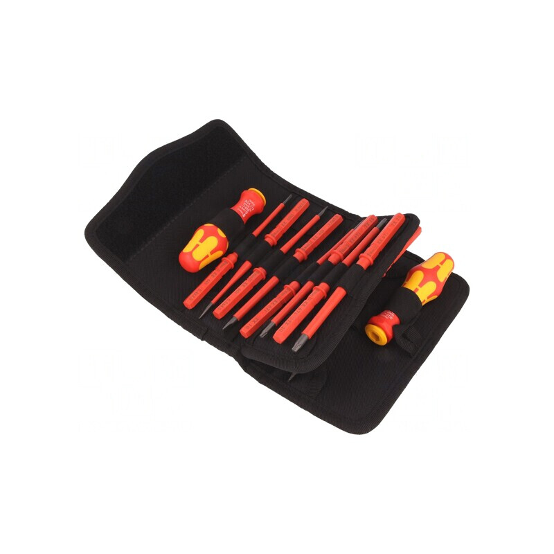 Set Șurubelnițe Izolate 15 Bucăți WERA cu Etui | Electronic-mag.ro | Componente Electronice