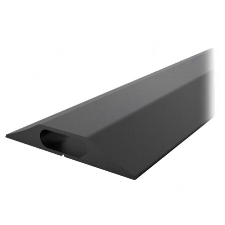 Protecție cabluri PVC 83mm x 3m neagră | Electronic-mag.ro | Componente Electronice