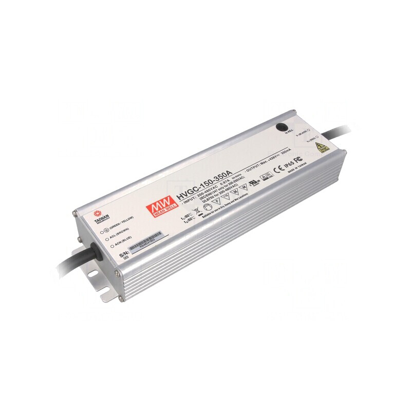 Alimentator LED 150W IP65 42-428VDC 350mA | Electronic-mag.ro | Componente Electronice