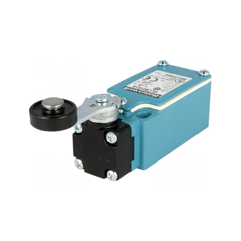 Limitator Cursă Manetă cu Rola din Plastic 46,5mm Ø19mm | Electronic-mag.ro | Componente Electronice