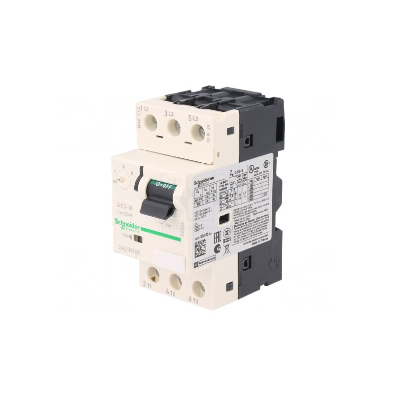 Întrerupător Motor 0,25/0,37kW 230-690VAC DIN GV2RT05 | Electronic-mag.ro | Componente Electronice