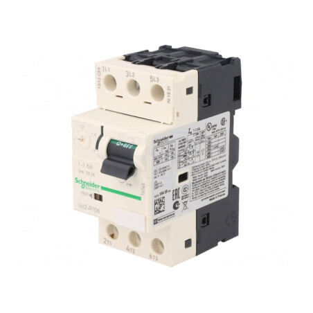 Întrerupător Motor 0,37/0,55kW 230-690V DIN GV2RT06 | Electronic-mag.ro | Componente Electronice