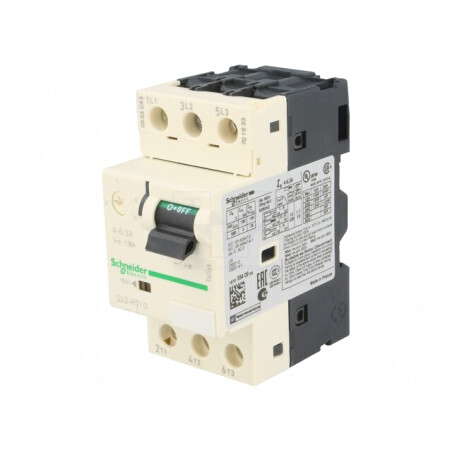 Întrerupător Motor 2,2kW 230-690V DIN IP20 GV2RT10 | Electronic-mag.ro | Componente Electronice