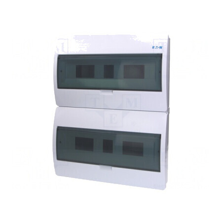 Carcasă pentru aparatură modulară IP40 albă 36 module ABS | Electronic-mag.ro | Componente Electronice