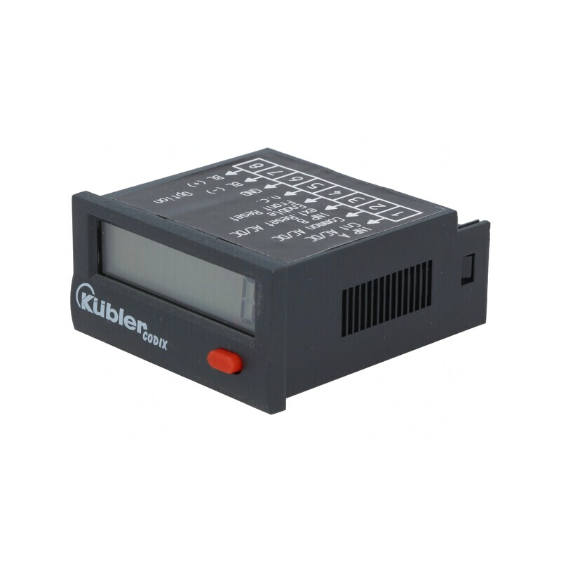 Contor Electronic LCD Impulsuri IP65 22.2x45mm | Electronic-mag.ro | Componente Electronice