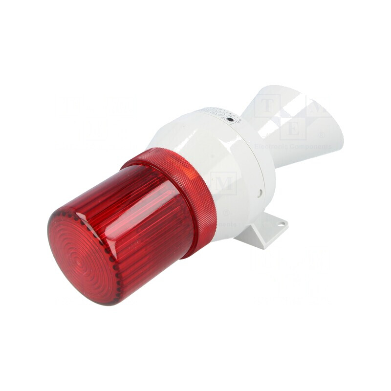 Semnalizator Luminos și Acustic 230-240V Bec Roșu BA15D | Electronic-mag.ro | Componente Electronice