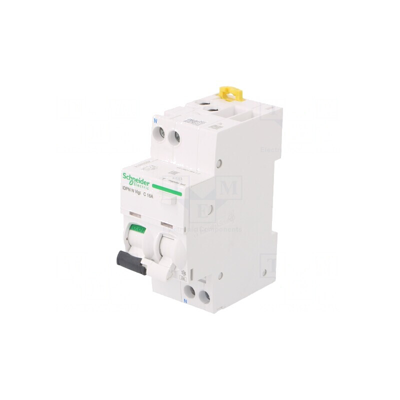 Întrerupător RCBO 16A 10mA 1P+N 230/400VAC | Electronic-mag.ro | Componente Electronice