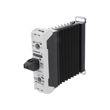 Releu Semiconductor 30A 1-Fazat 24-500VAC | Electronic-mag.ro | Componente Electronice