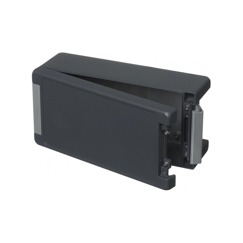 Carcasă universală BOCUBE ALU grafit 128x259x90mm | Electronic-mag.ro | Componente Electronice