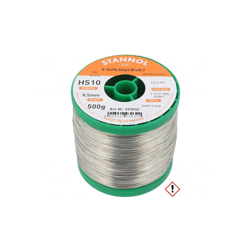 Sârmă de lipit fără plumb 0,5mm 0,5kg 217°C | Electronic-mag.ro | Componente Electronice