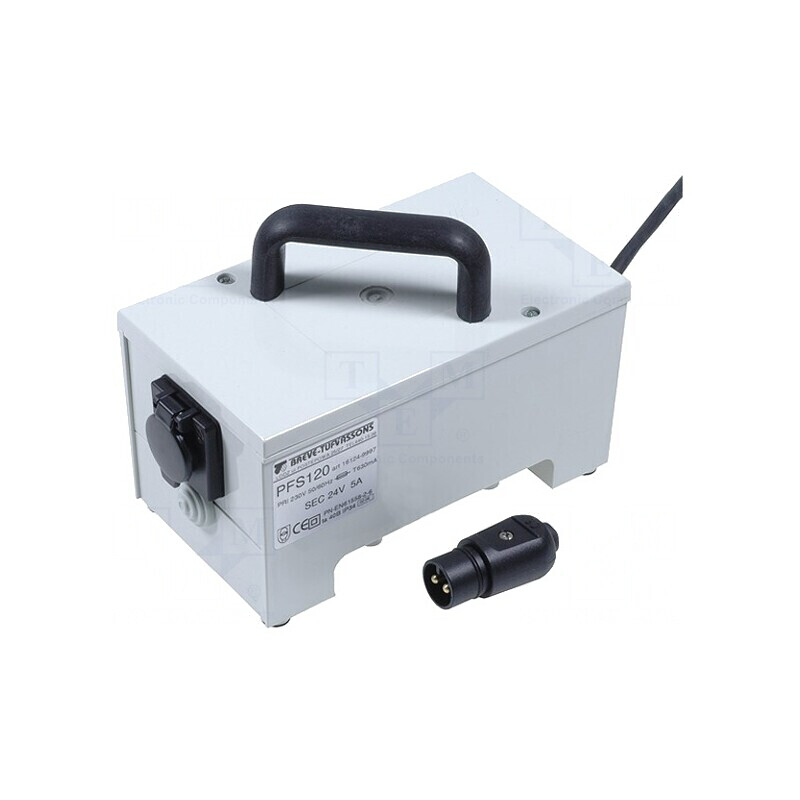 Transformator de Siguranță 120VA 230VAC 24V IP44 Clasa II | Electronic-mag.ro | Componente Electronice Transformator de Siguranță 120VA 230VAC 24V IP44 Clasa II | Electronic-mag.ro | Componente Electronice