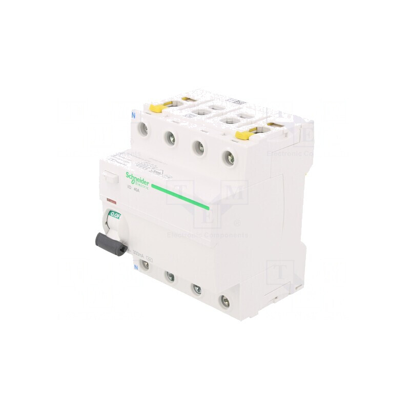 Întrerupător Diferenţial 40A 300mA 4 Poli 400VAC | Electronic-mag.ro | Componente Electronice