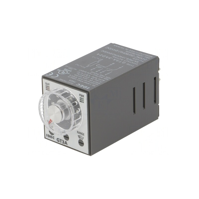 Timer DPDT 0,1s-180h 24VAC | Electronic-mag.ro | Componente Electronice