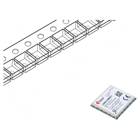 Modul LTE LARA-R6 10Mbps/5Mbps SMD 24x26x2.6mm | Electronic-mag.ro | Componente Electronice