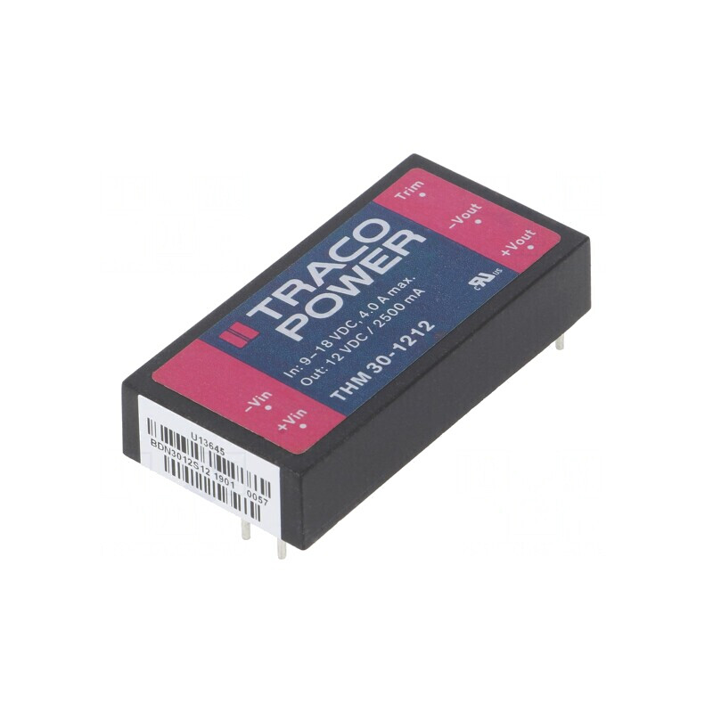 Convertor DC/DC 30W 9-18V la 12V 2500mA | Electronic-mag.ro | Componente Electronice