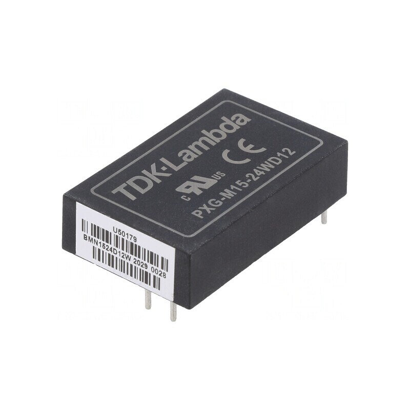 Convertor DC/DC 15W 9-36V la 12V/-12V THT | Electronic-mag.ro | Componente Electronice