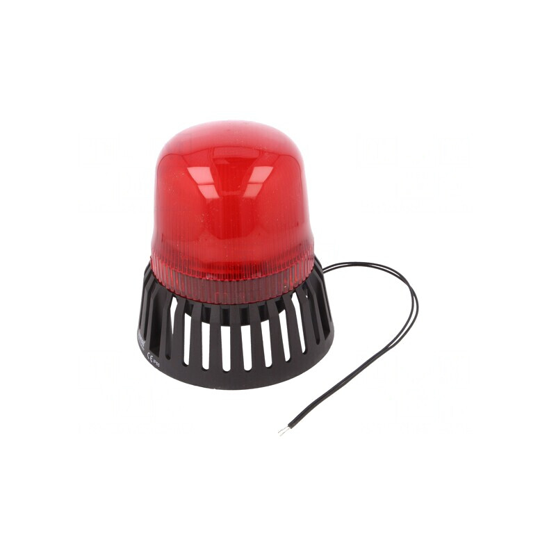 Semnalizator Roșu Luminos și Acustic 12-24V | Electronic-mag.ro | Componente Electronice