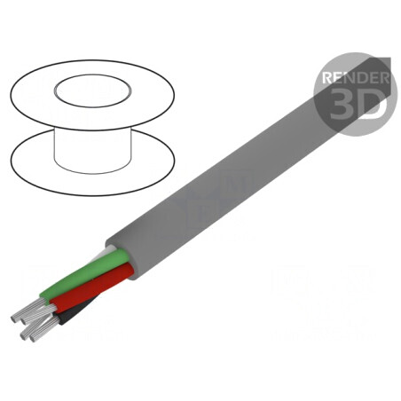 Cablu Alpha Essential C&C 4x18AWG neecranat 30,5m | Electronic-mag.ro | Componente Electronice
