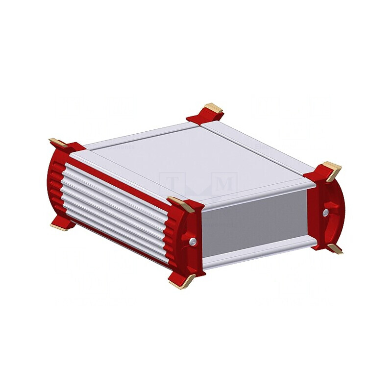 Carcasă aluminiu gri 200x200x70mm | Electronic-mag.ro | Componente Electronice