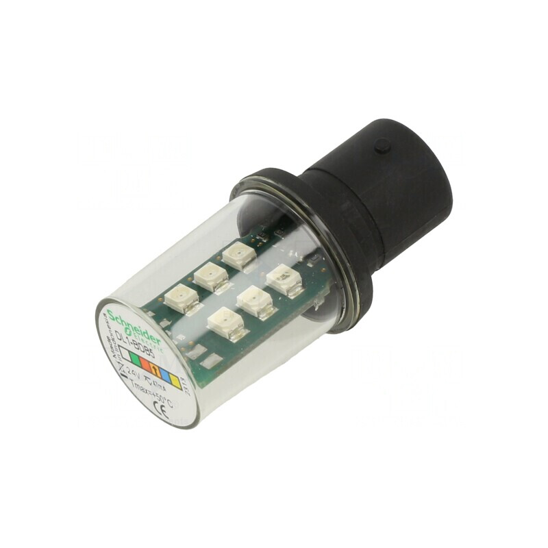 Lampă LED portocalie 24V BA15D | Electronic-mag.ro | Componente Electronice