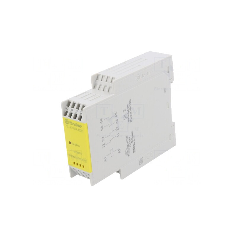 Modul Releu de Siguranță 24VDC pentru Șină DIN | Electronic-mag.ro | Componente Electronice