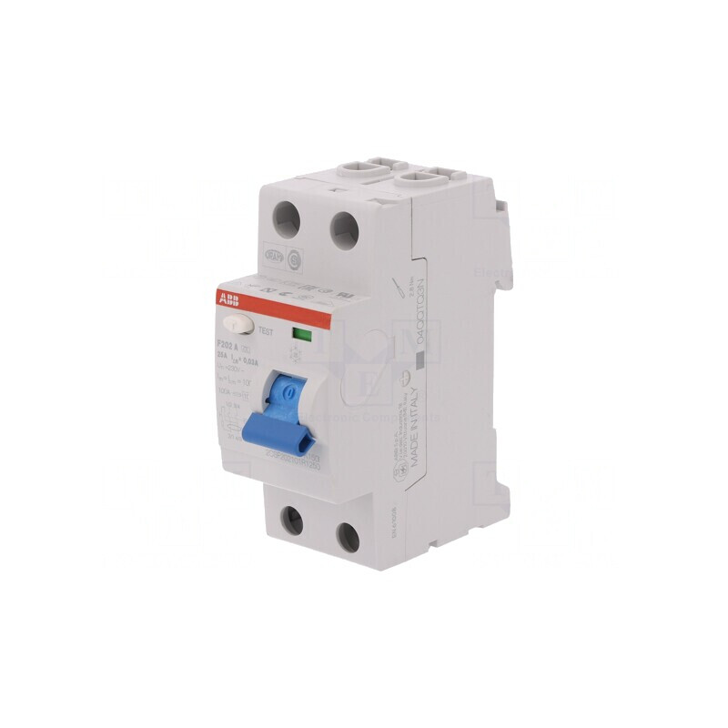 Întrerupător diferenţial 25A 30mA 2P 400VAC | Electronic-mag.ro | Componente Electronice