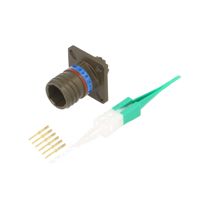 Conector Militar Dimensiune 9 MIL-DTL-38999 Series III Oliv | Electronic-mag.ro | Componente Electronice