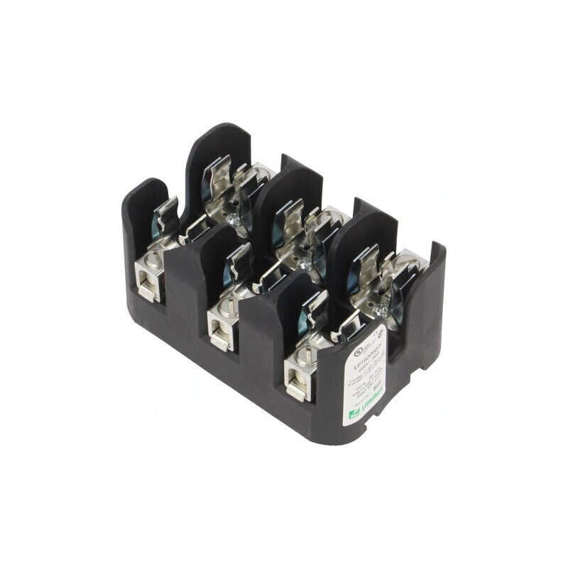 Clemă Siguranțe Cilindrice DIN 60A 600V 3 Poli | Electronic-mag.ro | Componente Electronice