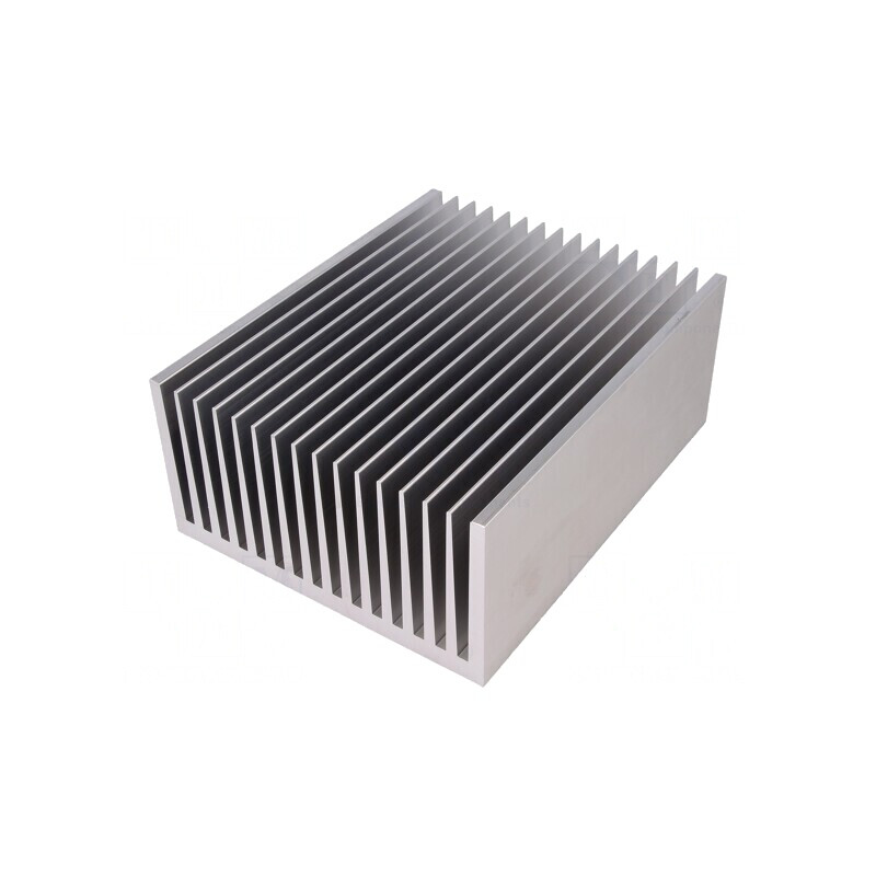 Radiator extrudat cu aripioare naturale 200mm x 160mm | Electronic-mag.ro | Componente Electronice
