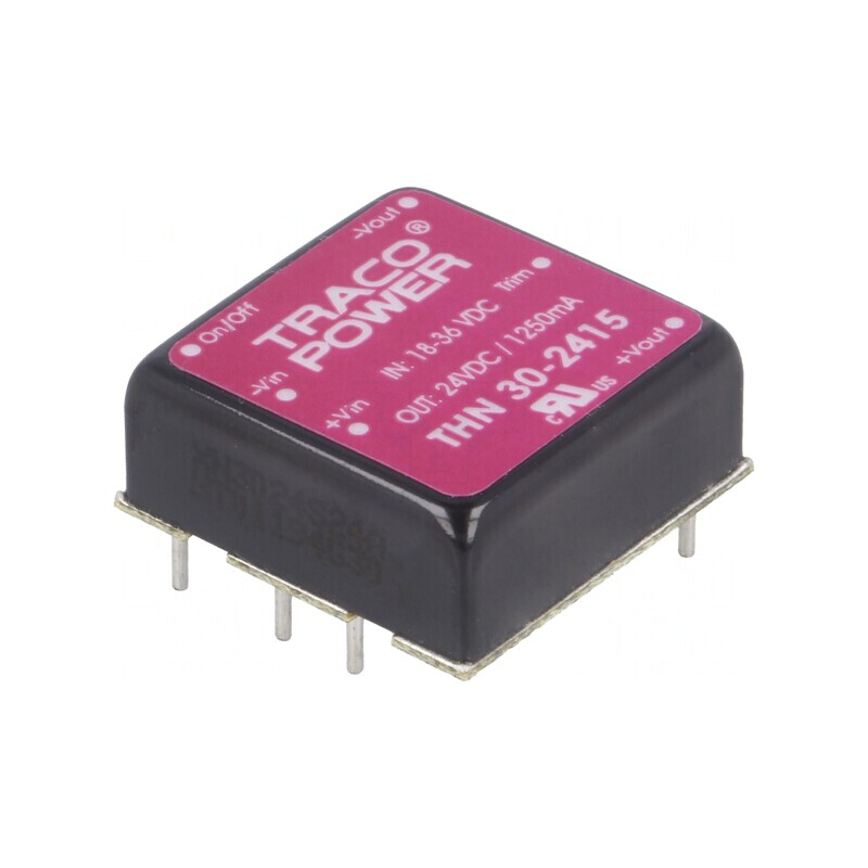 Convertor DC/DC 30W 18-36V la 24V 1250mA | Electronic-mag.ro | Componente Electronice