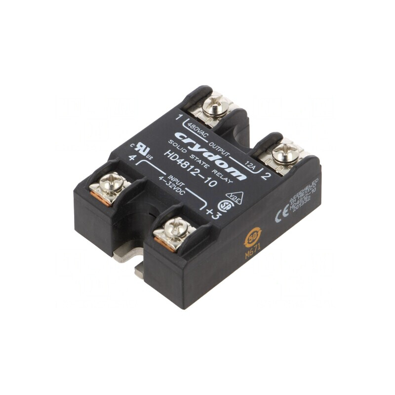 Releu Semiconductor 1-Fazat 12A 48-530VAC | Electronic-mag.ro | Componente Electronice