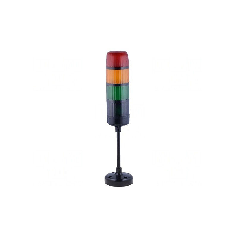 Coloană de Semnalizare LED Roșu Galben Verde | Electronic-mag.ro | Componente Electronice