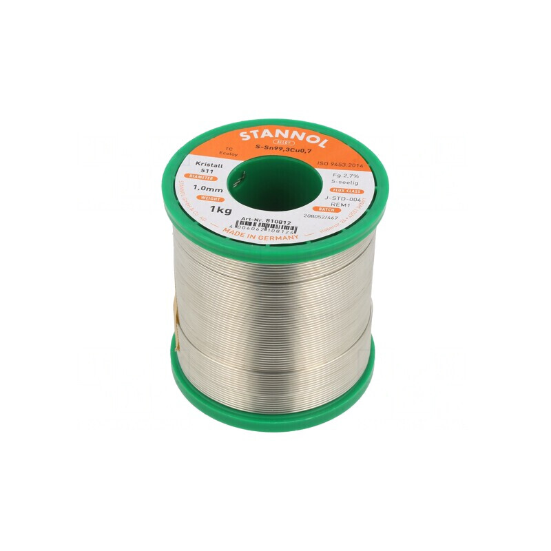 Sârmă de lipit fără plumb 1mm 1kg | Electronic-mag.ro | Componente Electronice