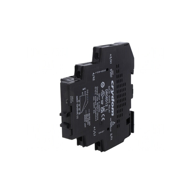 Releu Semiconductor 12A 4-32VDC pentru Șină DIN | Electronic-mag.ro | Componente Electronice