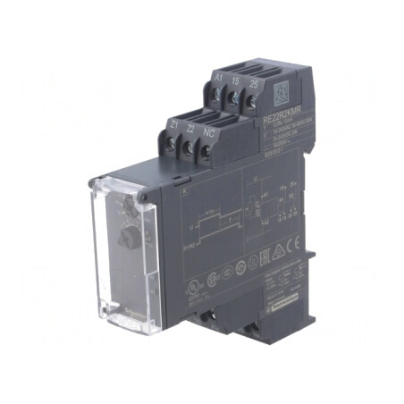 Timer DPDT 24-240V 0.05s-10min 250VAC 5A | Electronic-mag.ro | Componente Electronice