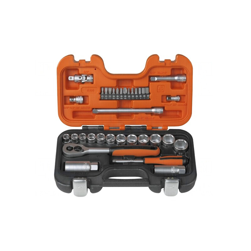 Set Chei Tubulare Crom Vanadium 33 Buc. | Electronic-mag.ro | Componente Electronice
