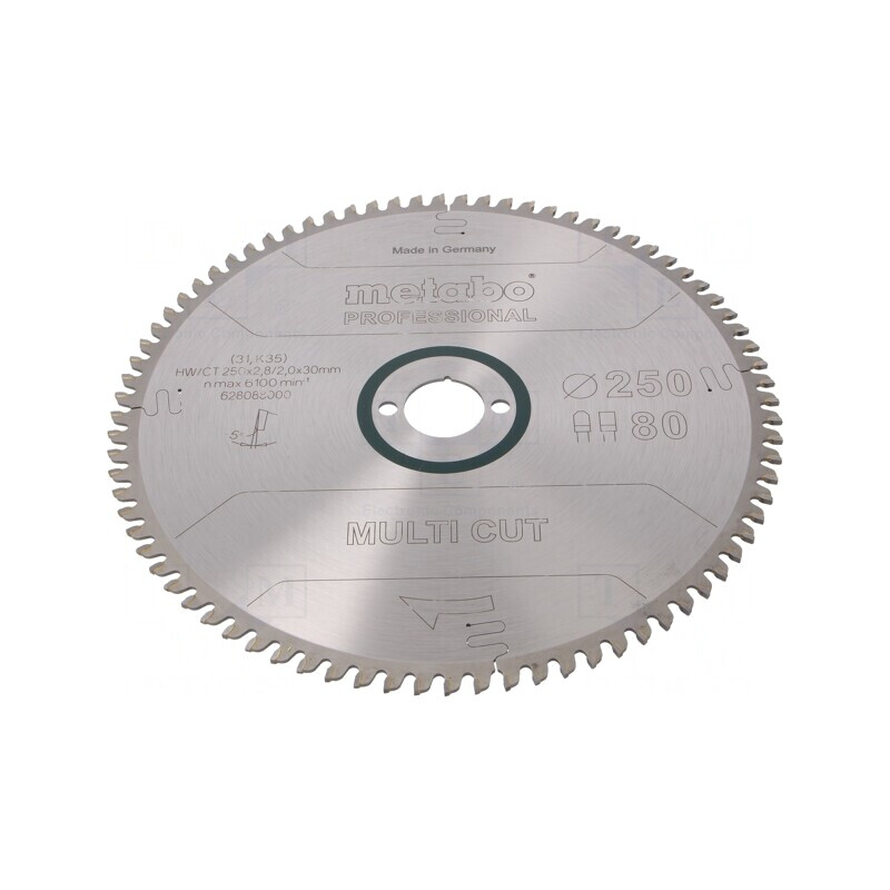 Disc Ferăstrău Circular 250mm 80 Dinți | Electronic-mag.ro | Componente Electronice