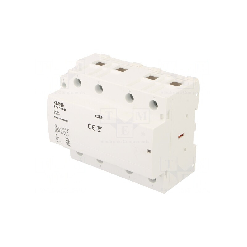 Contactor 4-poli 100A 230VAC NO 5-60°C | Electronic-mag.ro | Componente Electronice