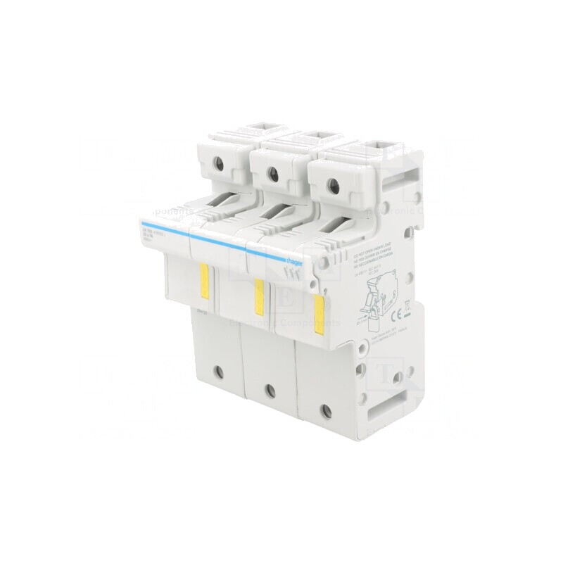 Separator cu fuzibil 22x58mm pentru șină DIN 125A 690V IP20 | Electronic-mag.ro | Componente Electronice
