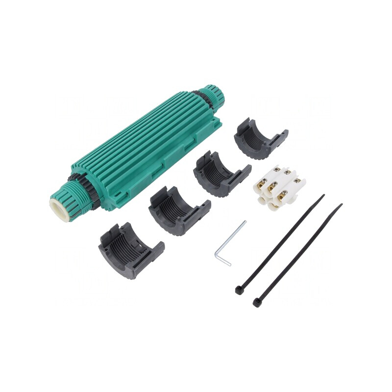 Mufă cu gel RELICON PP IP68 verde 235mm | Electronic-mag.ro | Componente Electronice