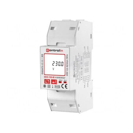 Contor digital 1-fază LCD pentru șină DIN | Electronic-mag.ro | Componente Electronice
