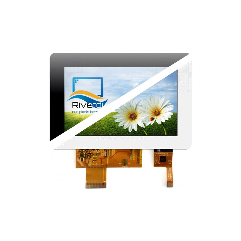 Afișaj TFT 5" 800x480 LED Alb 136x92.8mm 510cd/m² | Electronic-mag.ro | Componente Electronice