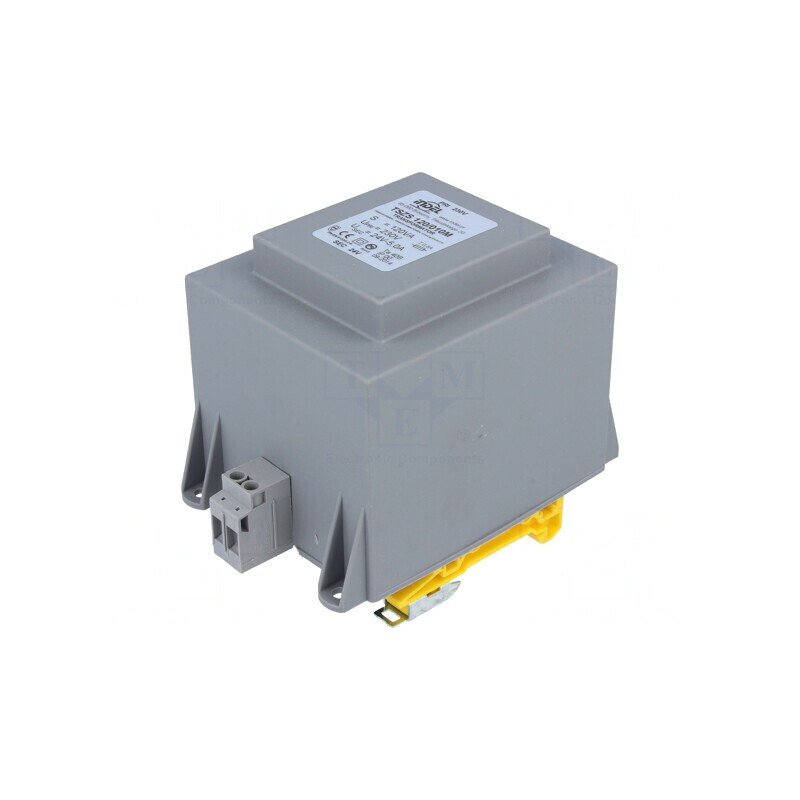 Transformator încapsulat 120VA 230VAC 24V 5A pentru șină DIN | Electronic-mag.ro | Componente Electronice
