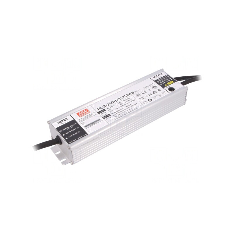 Alimentator LED 250W IP65 71-143V 875-1750mA | Electronic-mag.ro | Componente Electronice