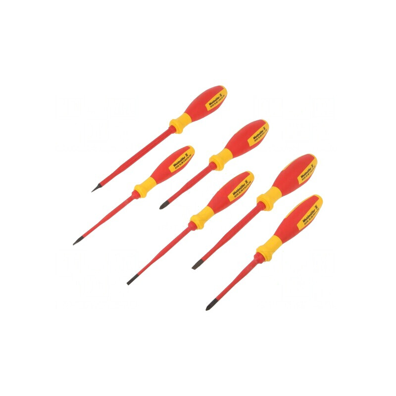Kit Șurubelnițe Izolate Slim 1kVAC 6 Buc Phillips și Plată | Electronic-mag.ro | Componente Electronice